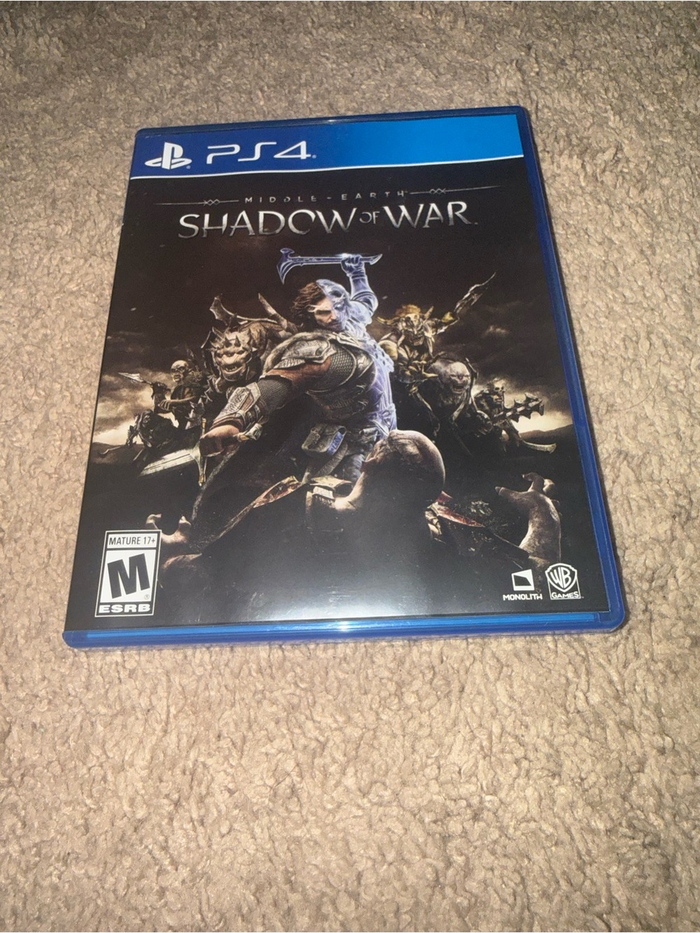 Sony PS4 Middle-earth: Shadow of War – Blue Case